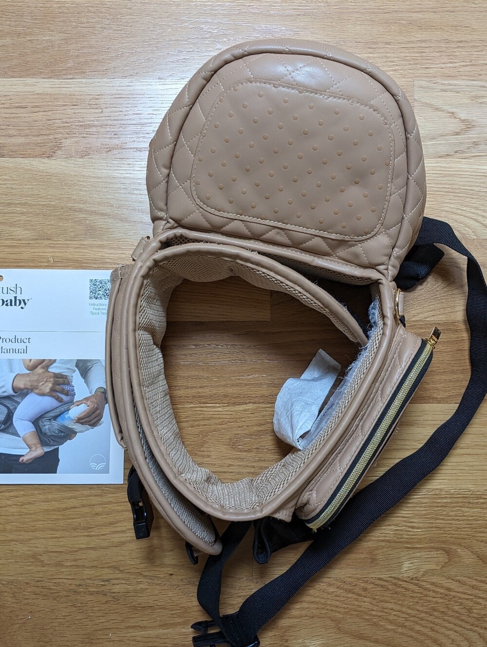 Tushbaby Vegan Leather Sand
